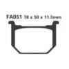 Plaquettes Frein Moto EBC FA051 1 Plaquettes Frein Moto EBC FA051 -Magasin D'Accessoires Moto ebc fa051 155727 01