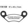 Plaquettes Frein Moto EBC FA159TT 1 Plaquettes Frein Moto EBC FA159TT -Magasin D'Accessoires Moto ebc fa159tt 155817 01