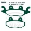 Plaquettes Frein Moto EBC FA484TT 2 Plaquettes Frein Moto EBC FA484TT -Magasin D'Accessoires Moto ebc fa484tt 274332 01