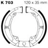 Garnitures Frein EBC K703 2 Garnitures Frein EBC K703 -Magasin D'Accessoires Moto ebc k703 155504 01