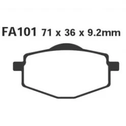 Plaquettes Frein Moto EBC MXS101