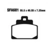 Plaquettes Frein Moto EBC SFA681HH -Magasin D'Accessoires Moto ebc sfa681hh 308020 01