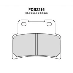 Plaquettes Frein Moto FERODO FDB2216P