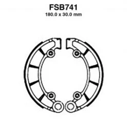 Garnitures Frein FERODO FSB741