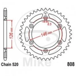 Couronne Moto JT JTR808.44