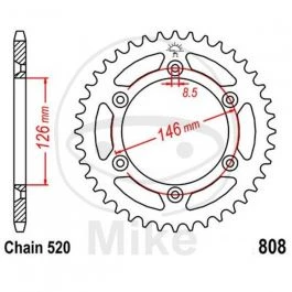 Couronne Moto JT JTR808.44 3 Couronne Moto JT JTR808.44