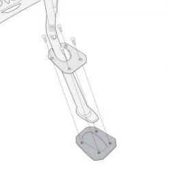 Kappa EXTENSION DE BEQUILLE LATERALE