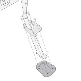 Kappa EXTENSION DE BEQUILLE LATERALE 3 Kappa EXTENSION DE BEQUILLE LATERALE