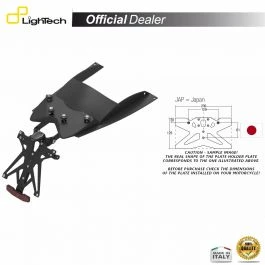 SUPPORT PLAQUE IMMATRICULATION LIGHTECH KTARYA112B3 3 SUPPORT PLAQUE IMMATRICULATION LIGHTECH KTARYA112B3