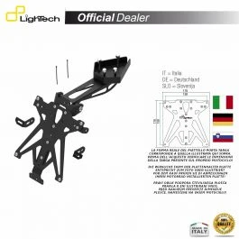 SUPPORT PLAQUE IMMATRICULATION LIGHTECH TARTR106A1 3 SUPPORT PLAQUE IMMATRICULATION LIGHTECH TARTR106A1