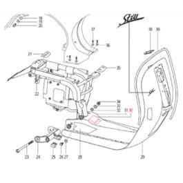 CHASSIS MOTO LML 0695 3 CHASSIS MOTO LML 0695