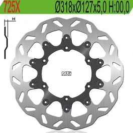 DISQUE FREIN MOTO NG 725X 3 DISQUE FREIN MOTO NG 725X