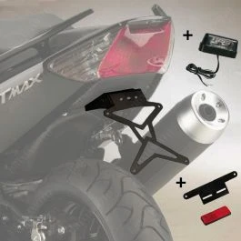 ONE SUPPORT PORTEPLAQUE ADJUSTABLE REFLECTEUR LUMIERE LED YAMAHA T-MAX 500 2008-2011 3 ONE SUPPORT PORTEPLAQUE ADJUSTABLE REFLECTEUR LUMIERE LED YAMAHA T-MAX 500 2008-2011