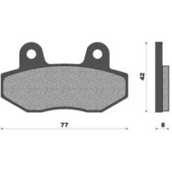 PLAQUETTES FREIN MOTO ONE 77281946