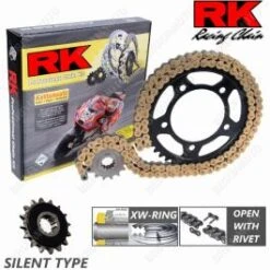 CHAINE RK 525ZXW PIGNON 17S ARRIERE 41 GBR