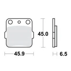 PLAQUETTES FREIN MOTO TRW MCB554SI