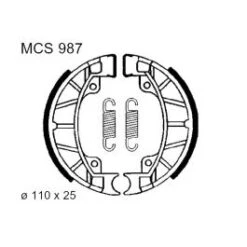 GARNITURES FREIN TRW MCS987